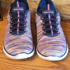 Skechers Summits Light Dreaming Slip-on Memory Foam Sneaker/Tennis Shoes Sz 9.5